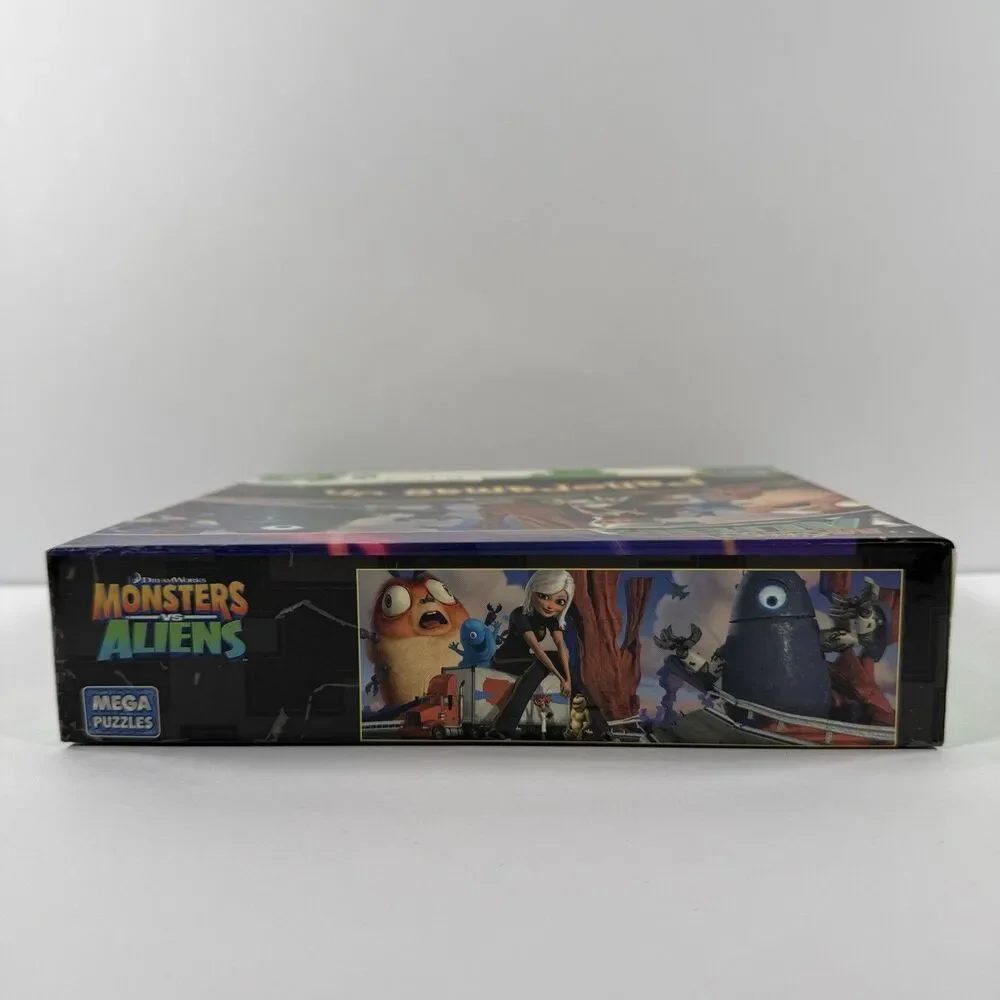 Monsters vs Aliens Panoramas Jr Jigsaw Mega Puzzle 150 Pieces Factory Sealed New